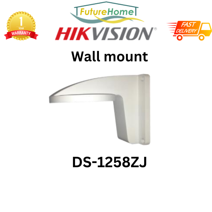 ABS Dome Camera Wall Mount Bracket – Compatible With Hikvision DS-1258ZJ & DS-2CD2132-I, Sturdy Square Design For Security Cameras
