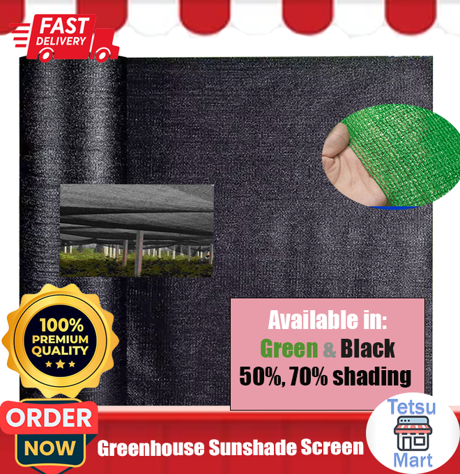 50% And 70% Shadow Rate Uv Protection Green Net  Black Nursery House 