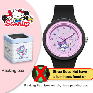 (With Box/43.5mm)100% Authentic Sanrio Melody Watch for Girls Boys Cinnamoroll Waterproof Watch Quartz Watch Fashion Watches Clear Luminous Scratch Resistant Kids Watch Kuromi Birthday Gift Pompompurin Pochacco 877 手表女生防水男生