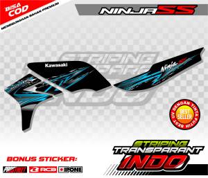 STRIPING VARIASI HONDA KAWASAKI NINJA SS / STICKER LIST MOTOR KAWASAKI NINJA SS
