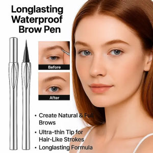Waterproof Natural Eyebrow Pencil Long Lasting No Smudge Waterproof Sweat Proof Ultra Fine Tip For Hair Like Strokes & Natural Fill Beginner Friendly Brow Tool Waterproof Eyebrow Pencil Hair Stroke Technique Long-lasting Makeup