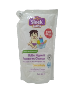 Sleek Baby BottleNipple & Accesories Cleanser 450ml 900 mL Pembersih Dot Dan Botol Bayi/ Nahisa