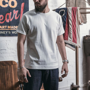 Bronson Heavyweight Seamless Tubular T-Shirt Summer Mens Plain Basic Tee Shirts2026