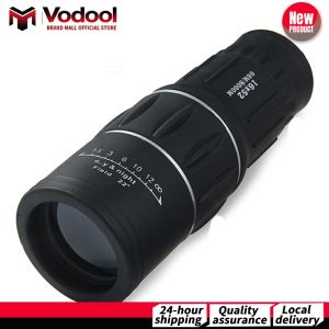 Durable 16x52 Monocular Scope with HD Optical Clarity Compact for Travel and Nature Observation