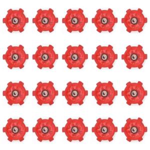 20Pcs Golf Shoe Spikes Replacement Cleats Pin Fast Twists Turn Screw Studs Nonslip Golf Shoes Pin Easy to Use