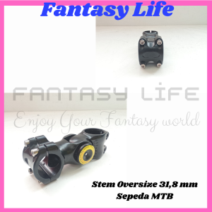 Fantasy Stem dudukan stang 318 mm oversize EXT 85 mm sepeda MTB