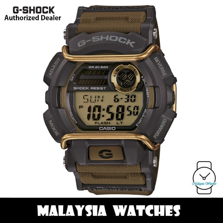 OFFICIAL MALAYSIA WARRANTY Casio G SHOCK GD 400 9 Black Military Green Standard Digital Men s Resin Watch Lazada
