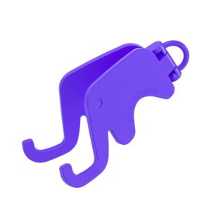 IIRA Elephant Shape Mobile Phone Stand with Keychain Foldable Cell Phone Bracket Lazy Bracket Cartoon Mobile Phone Holder Phone Accessories