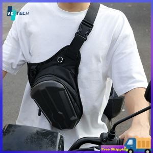 [ VKTECH ] Motorcycle Riding Accessories Waterproof Hard Shell Cycling Waist Bag with Reflective Features for Safety