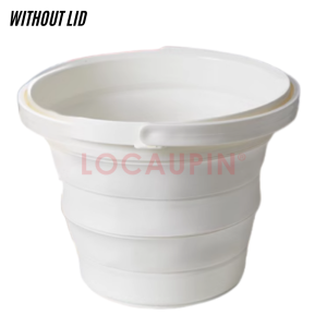 Foldable Bucket with Handle for Household Cleaning Car Washing Outdoor Use Space Saving Multifunctional Water Container