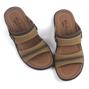 Sandal Pria Keren Kulit Working M-06 Sandal Slop Cowok Dewasa Casual Slip On