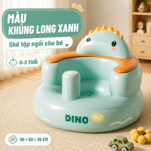 Ghế Hơi Tập Ngồi Cho Bé EMA Đa Năng Cao Cấp Ghế Phao Tập Ngồi Ôm 360 Độ Chống Lật Bảo Vệ Cột Sống