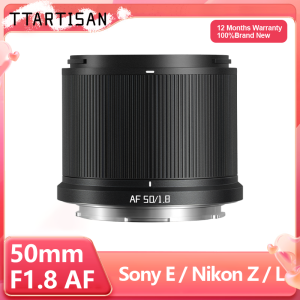 TTArtisan 50mm F1.8 NEO Full Frame Auto Focus AF Mirrorless lens for Sony E FE Nikon Z Leica Sigma Lumix L mount A7C A7R Z6 Z7