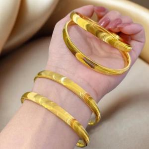 Salime Cats Eye Bracelet With Wavy Pattern For Woman Luxury Bangle Party Banquet Jewelry Gift