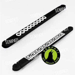SEMPATI Jepitan Klem Plat Tebok Karet Sangkar Kandang Burung Murai Anis Pleci Branjangan Variasi Motif Klasik KLMK