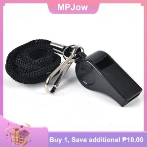 【MPJow】 Football Soccer Referee Plastic Whistle Lanyard Emergency Loud Sound