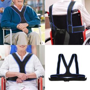Nonslip Wheelchair Safety Belt Elastic Adjustable Wheelchair Seat Belt Perfect for Elderly Seniors Obesity Patients