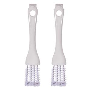 Ergonomic LỒNG CHIM bàn chải với thiết kế cong làm sạch sâu công cụ cho khó tiếp cận khu vực trong vật nuôi lồng đậu