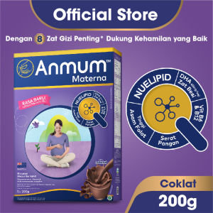 Anmum Materna Susu Nutrisi Ibu Hamil Cokelat 200gr