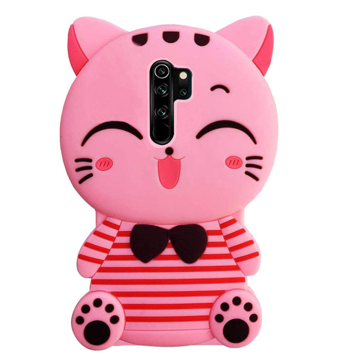 Icantiq Softcase 4D Xiaomi Redmi Note Pro Silicone 3D Pink Cat