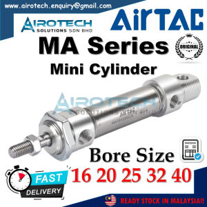 AirTAC Pneumatic Air Cylinder MA Series Mini Cylinder (Stainless Steel Barrel)