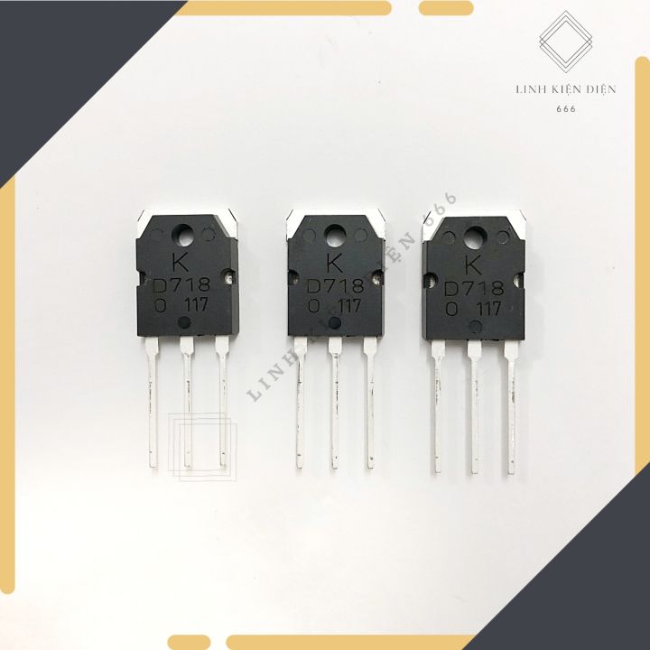 D718 Lưng Đồng Transistor Sò Âm Thanh 8A 120V