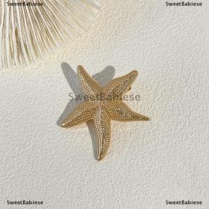 [COD] SweetBabiese 1 3pcs hợp thời trang Starfish tóc Clip Y2K kỳ nghỉ phong cách kẹp tóc phụ nữ cô gái kim loại bên bangs Clip Phụ Kiện Tóc Quà Tặng