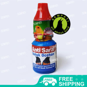 SEMPATI Anti Saraf Dr.Edhi: Obat Burung Sakit Tetelo Gangguan Syaraf Stress untuk Burung Lovebird Kenari Kacer Murai Pleci Kolibri Cucak Pentet Anis Jalak Perkutut Dll VANSAKS