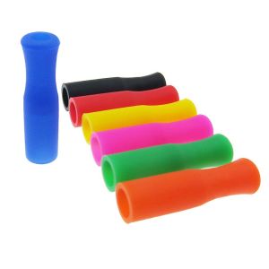 VB45D Silicone Reusable Fit for 6mm Wide Stainless Steel Straws Supplies Prevent Scald Straw Tip Teeth Protector Party Accessories Bar Tool