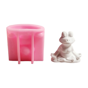 Yoga Frogs Molds Animal Silicone Molds Resin Casting Molds Craft Supplies for Making Home Decoration