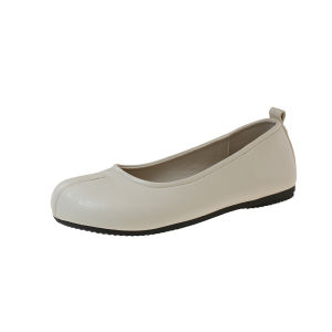 Free Shipping Retro Square-Toe Flats 2026 Autumn New Collection Minimalist Style Shallow Toe Gentle And Elegant Slip-On Flats For Women