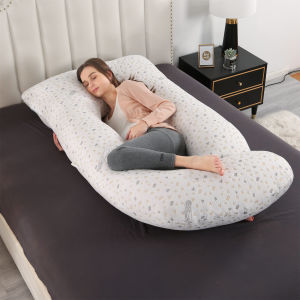 U-shaped pregnancy pillow-Large size-Abdominal support pillow - Pregnant womans sleep pillow Pregnancy Support Pillow