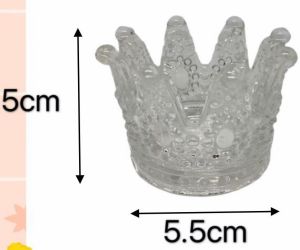 Crazy combo Tealight Candle 100pcs(2Hours±) + Incense oil burner Set + FREE Crown Crystal Glass Candle Holder