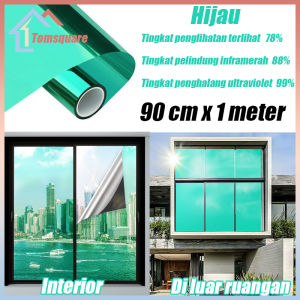 Film Isolasi Tabir Surya Kaca Film Perspektif Satu Arah Stiker Jendela Jendela Anti-ultraviolet Shading Kerai Kaca Film Anti-mengintip