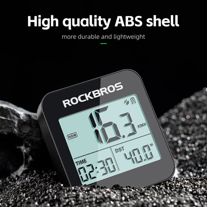 ROCKBROS Bicycle Speedometer Road Bike MTB Wireless GPS intelligent ...