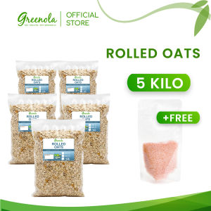 [Laz Exlusive] (Greenola Oats (Rolled ) 5 kilos with Free Himalayan Pink Salt