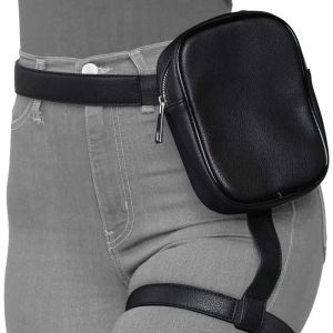 YIDIA Cross Motorcycle Women Waist Leg Thigh Belt Pu Leather Leg Belt Leather Bag Women Satchel Multi-Function Motorcycle Fanny Pack Outdoor Hiking Motorcycle