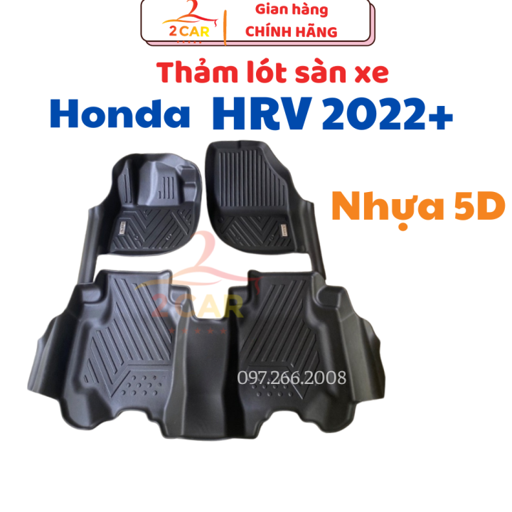 Thảm Lót Sàn NHỰA 5D xe Honda HRV đời 2022 2023 2024 Loại Nhựa 5D TPE ...