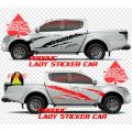 STICKER STIKER MOBIL STRADA TRITON STRIPING STICKER STIKER MOBIL MITSUBISHI STRADA TRITON. 