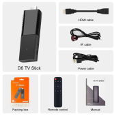 TV Stick 4K แอนดรอยด์ทีวีสติ๊ก TV boxรองรับ Netflix/Youtube Android 11.0 Google Assistant & Smart Cast รองรับภาษาไทย แอน รุ่น 4K