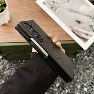For Samsung Galaxy Z Fold 8 Ultra Case Hard carbon fiber MagSafe Protective Back Cover For Samsung Z Fold 8 7 6 5 Shell
