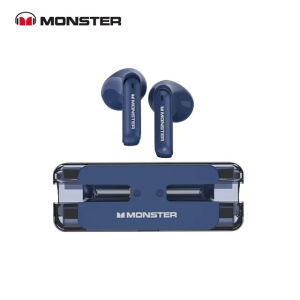 【SG READY STOCK】Monster XKT08 Gaming Wireless Bluetooth 5.3 Headphones Low Latency Noise Reduction Earbuds Headset With