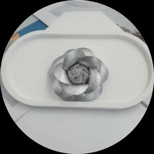 [Free Shipping] 1 Piece Of Simple And Elegant Shoe Flower Shoe Clip For DIY On Clogs Suitable For Weddings Bridal Parties And High-Heeled Shoes