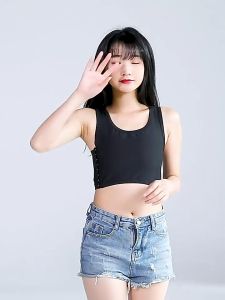 Women Hook Vest Top Corset Straps Sports Tank Bra Chest Slim Fit Binders Women Hook Vest Top Corset baju dalam wanita