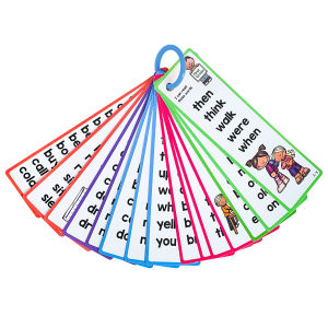 Kids Montessori English Word Lists Cards ESL Teaching Materials Sight Words Writing Vocabulary Building Autism Learning Toys