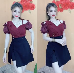 SÉT ĐẦM KÈM QUẦN-DỄ THƯƠNG. AK07