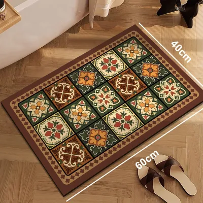 【Alsolo】Keset Kaki Dapur Set 2 In 1 40x60cm Dan 40x120cm/Keset Alas Lantai Kamar Tidur Rumah Dapur Anti Selip