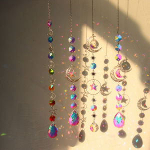 Hexagon Crystal Wind Chime: A Perfect Home Garden Decor