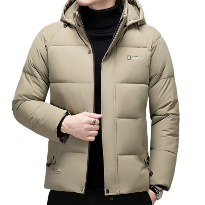Cozy Up Mens Full Zipper Hooded Puffer Jacket Short Coat with Pockets  Lazada PH