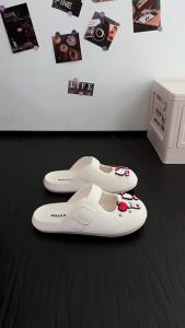 [Free Shipping] Cat Cartoon Clogs 2026 Summer New Outdoor Non-Slip Breathable Wear-Resistant EVA Closed-Toe Slippers for Women